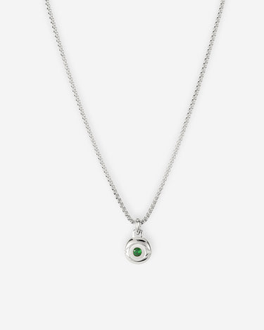 Solar Eye silver necklace