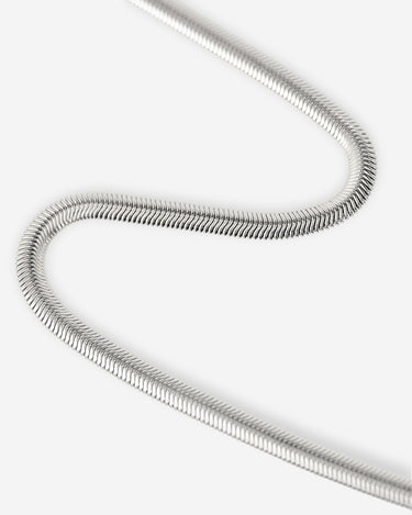 The Serpant silver-colored chain