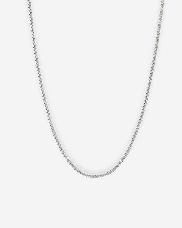 Brick Royale zilverkleurige ronde boxketting 2mm