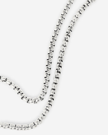 Brick Royale silver-colored round box chain 2mm