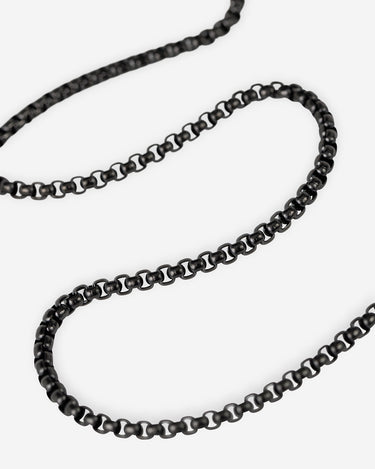 Brick Royale schwarze runde Boxkette 2mm