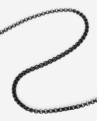 Brick Royale schwarze runde Boxkette 3mm