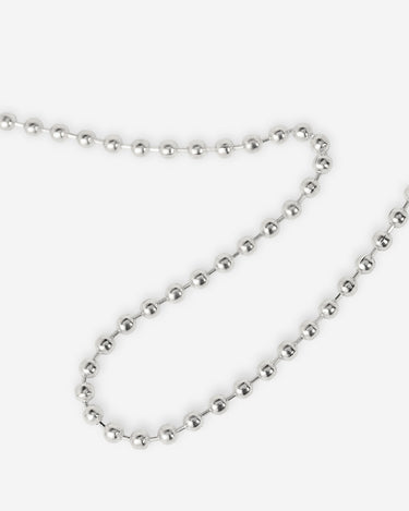 Solar Beads Silver-colored necklace 3mm