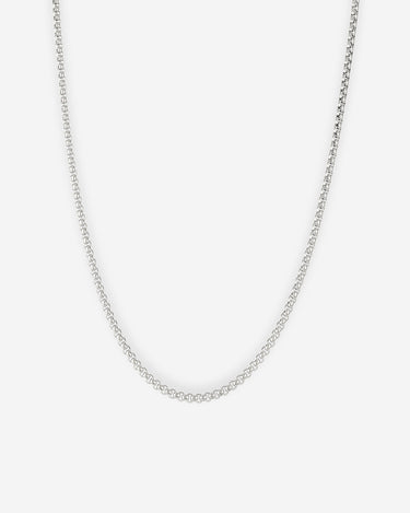 Brick Royale Zilverkleurig ronde boxketting 2,5mm