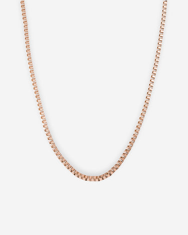 Box Titan Rosé goudkleurige ketting 2,5mm