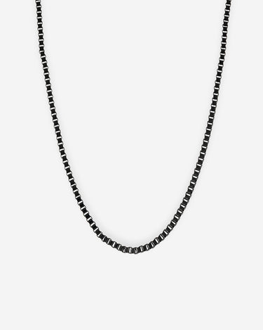Box Titan zwarte ketting 2,5mm