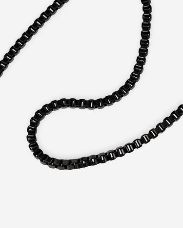 Box Titan black chain 2mm