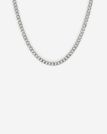 Cuban Elite Zilverkleurige Ketting 5mm