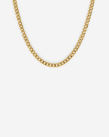 Cuban Elite Goudkleurige Ketting 5mm