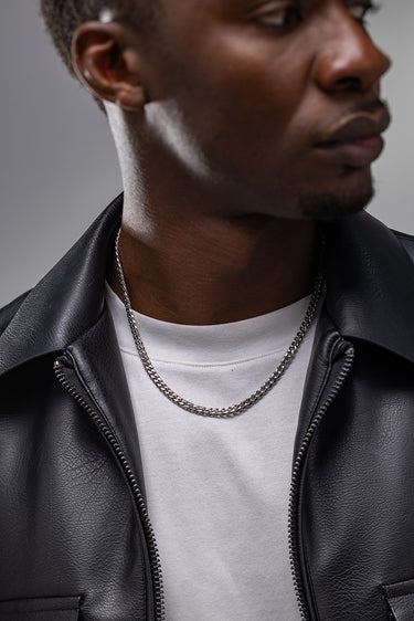 Cuban Elite Silver-Colored Chain 5mm