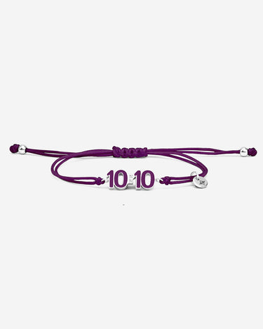 10:10 Liora Silver-Colored Purple Bracelet