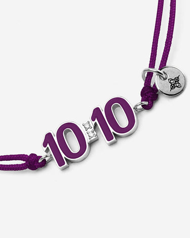 10:10 Liora Silver-Colored Purple Bracelet