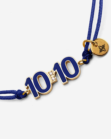 10:10 Liora Gold-Colored Dark Blue Bracelet
