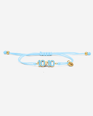 10:10 Liora Gold-Colored Light Blue Bracelet