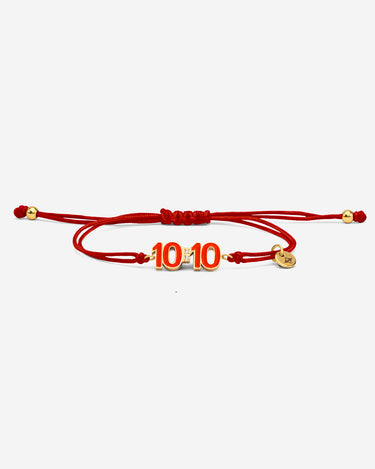 10:10 Liora Gold-Colored Red Bracelet