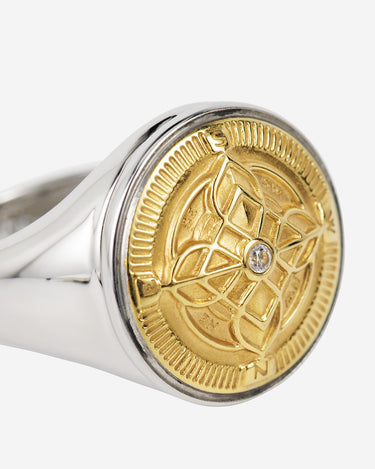 Imperial Kompass goldener Ring