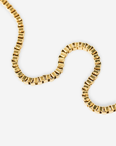 Box Titan gold-colored chain 3mm
